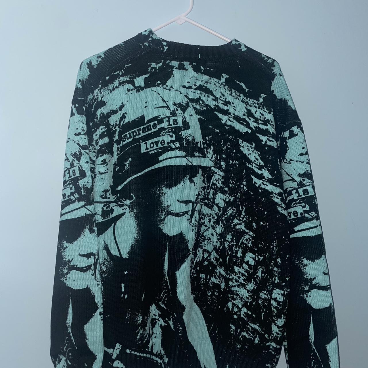 Large Supreme Is Love Sweater. Worn Once. Brand New....