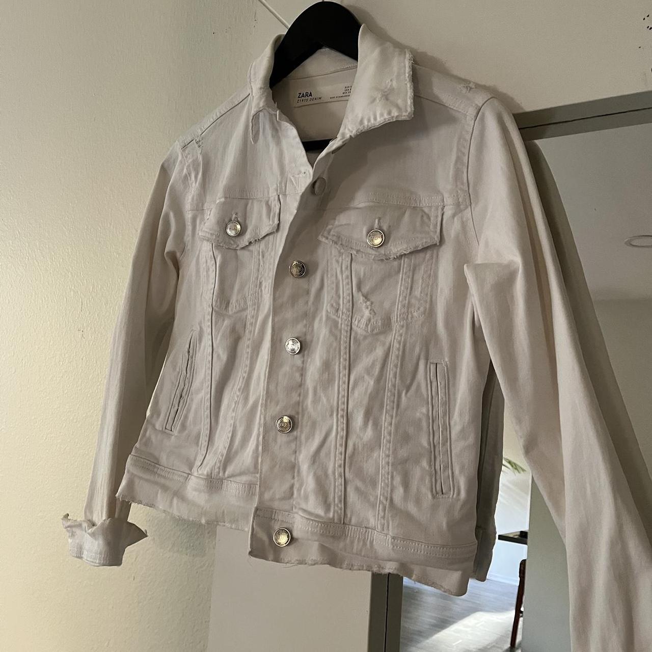 Zara Men's White Jacket | Depop