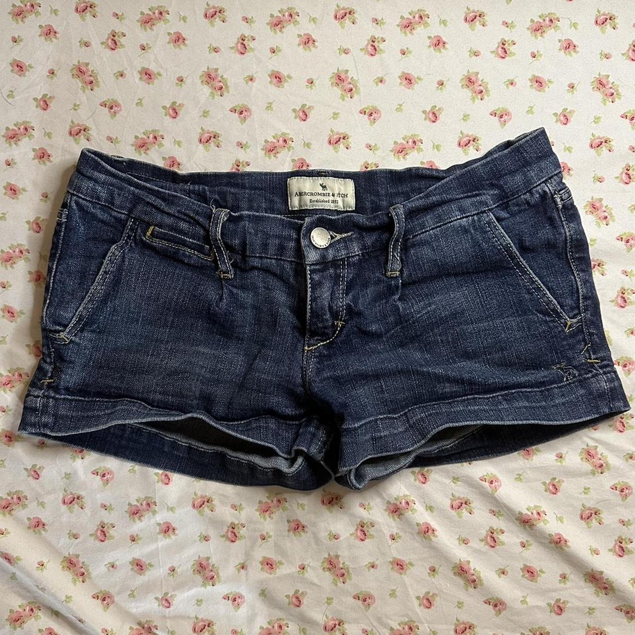 the most y2k 2000s low rise micro mini shorts by... - Depop