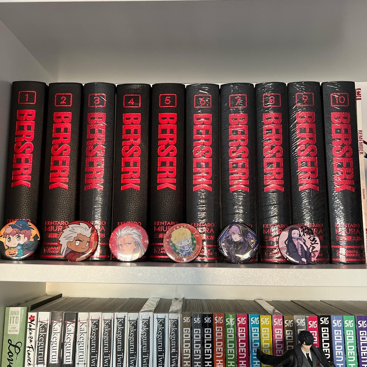 Berserk deluxe volumes 1,4-8 & 10 In good - Depop