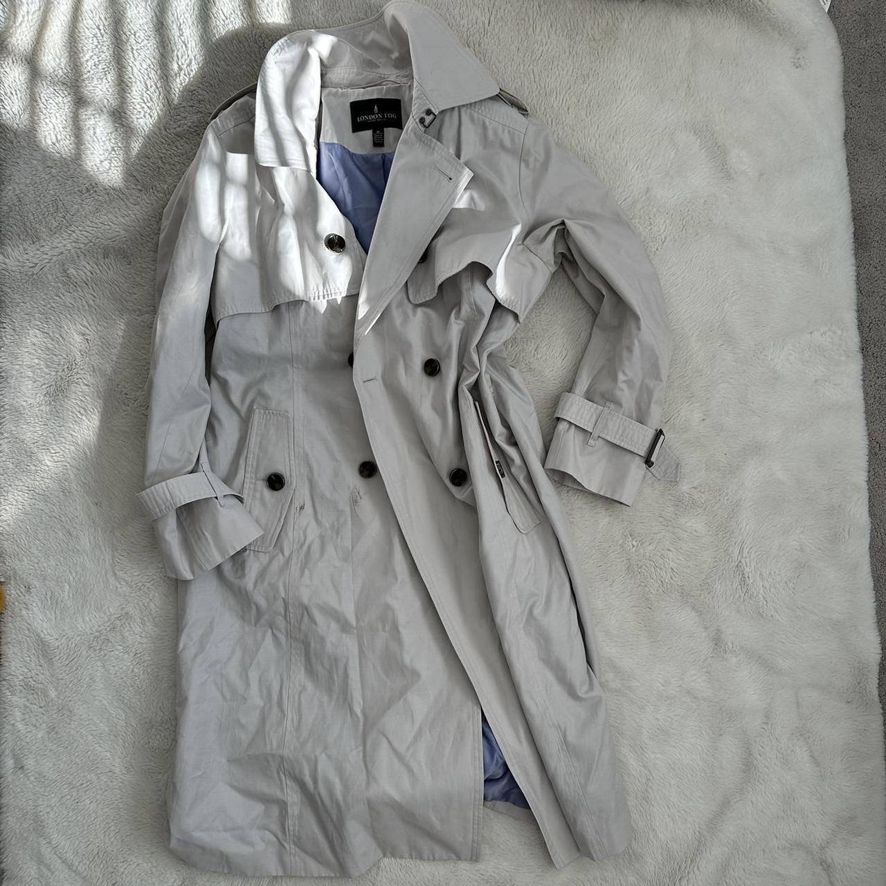 London fog grey on sale coat