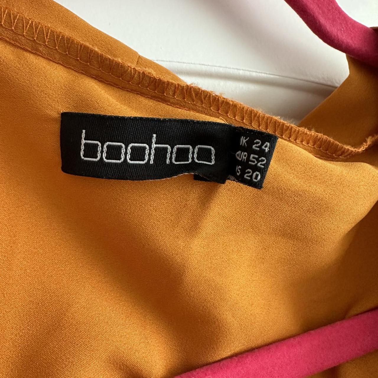 Boohoo Plus Women's Yellow and Orange Shirt (2)