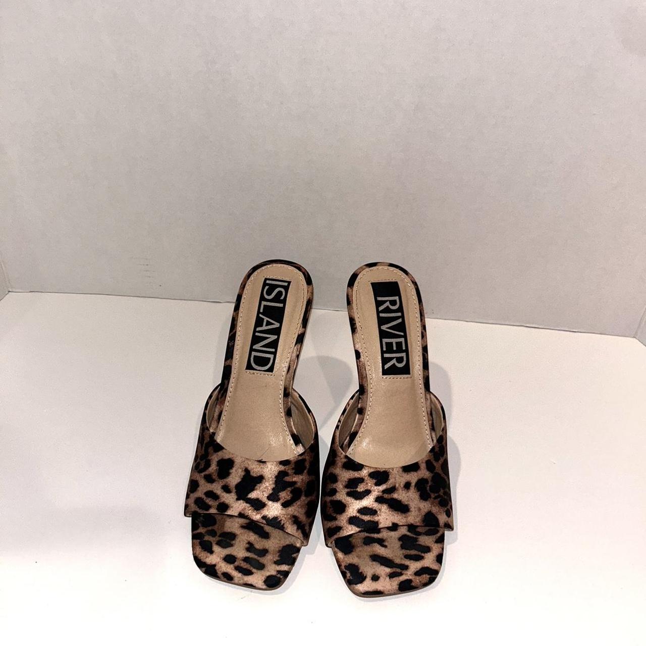 River island leopard discount slippers