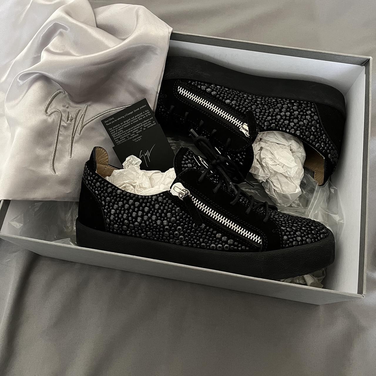 Authentic Giuseppe Zanotti Men s trainers Crystal. Depop