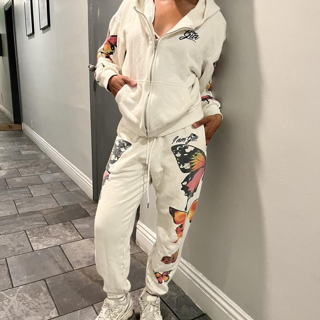 I am gia butterfly tracksuit outlet set