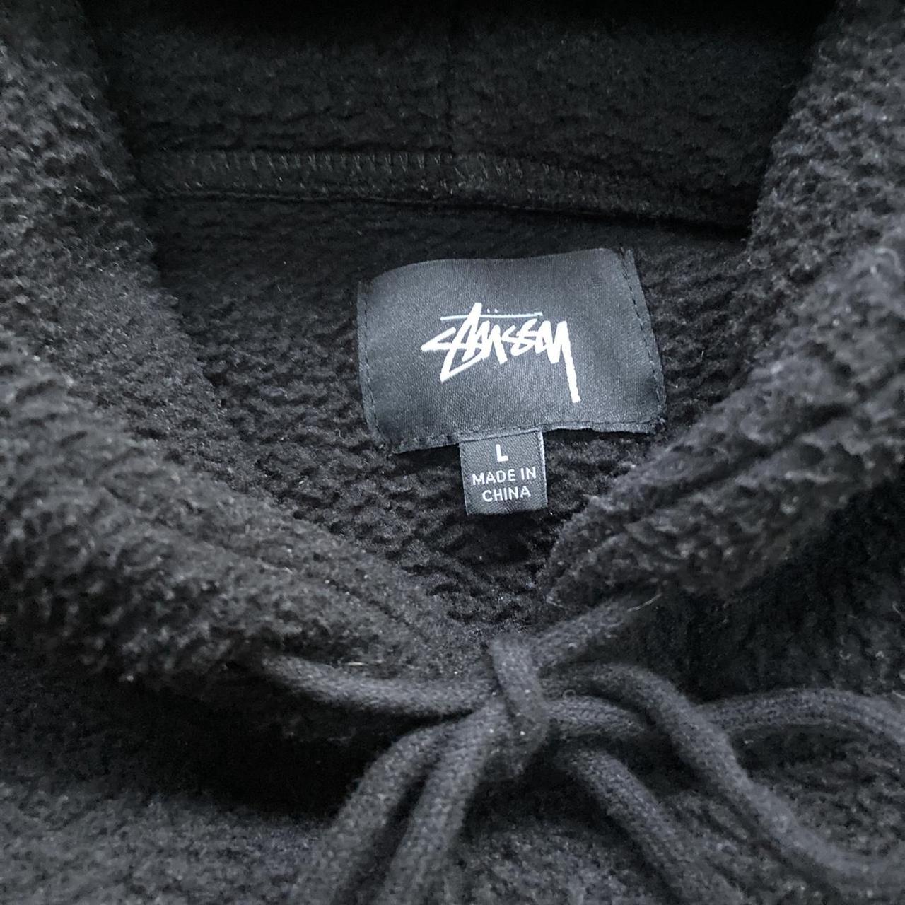 Stüssy Men's Black Hoodie | Depop