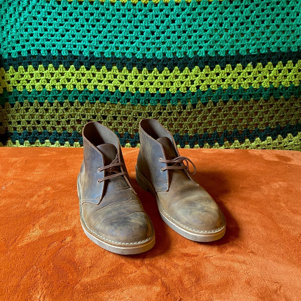 clarks tan leather boots