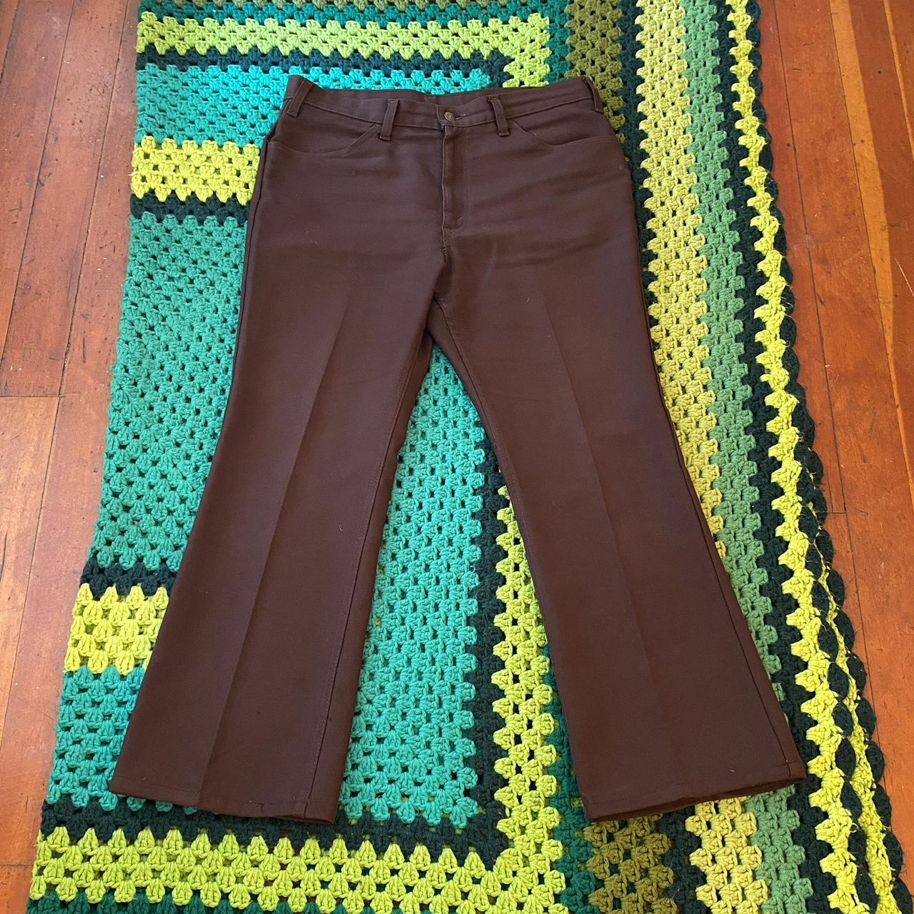 Vintage NOS Deadstock Pintuck 1970s Light Pink Polyester Pants Size L – MST  Goods