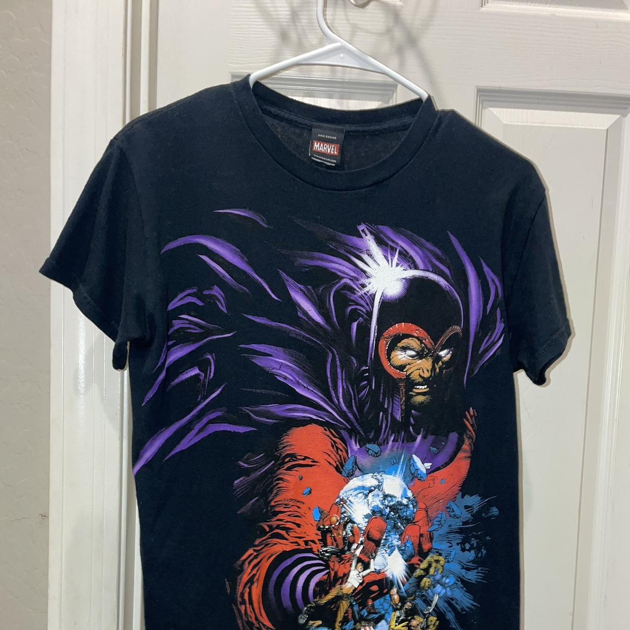 vintage marvel mad engine magneto t shirt 17x26 inch... - Depop