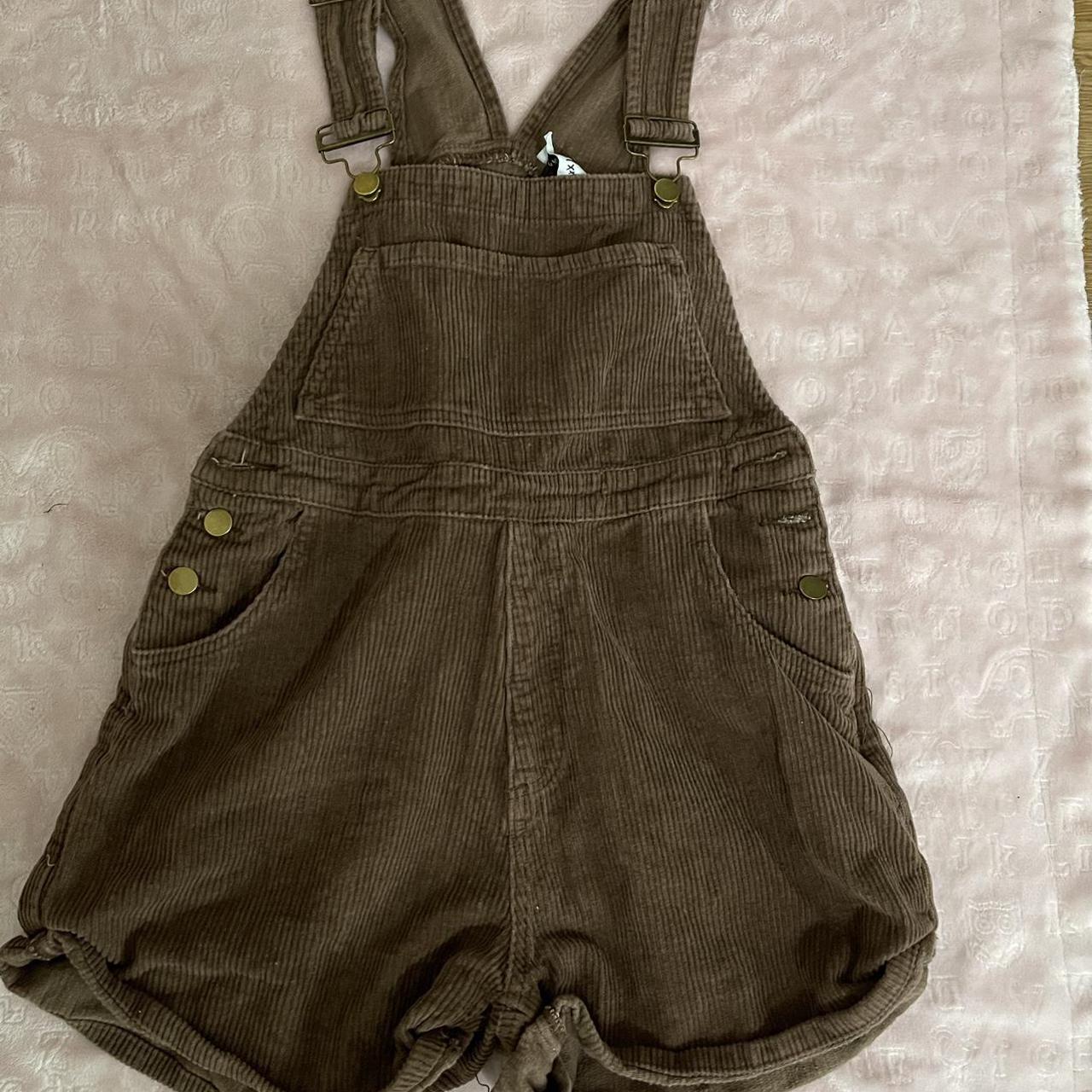 Princess Polly Women's Brown Dungareesoveralls Depop