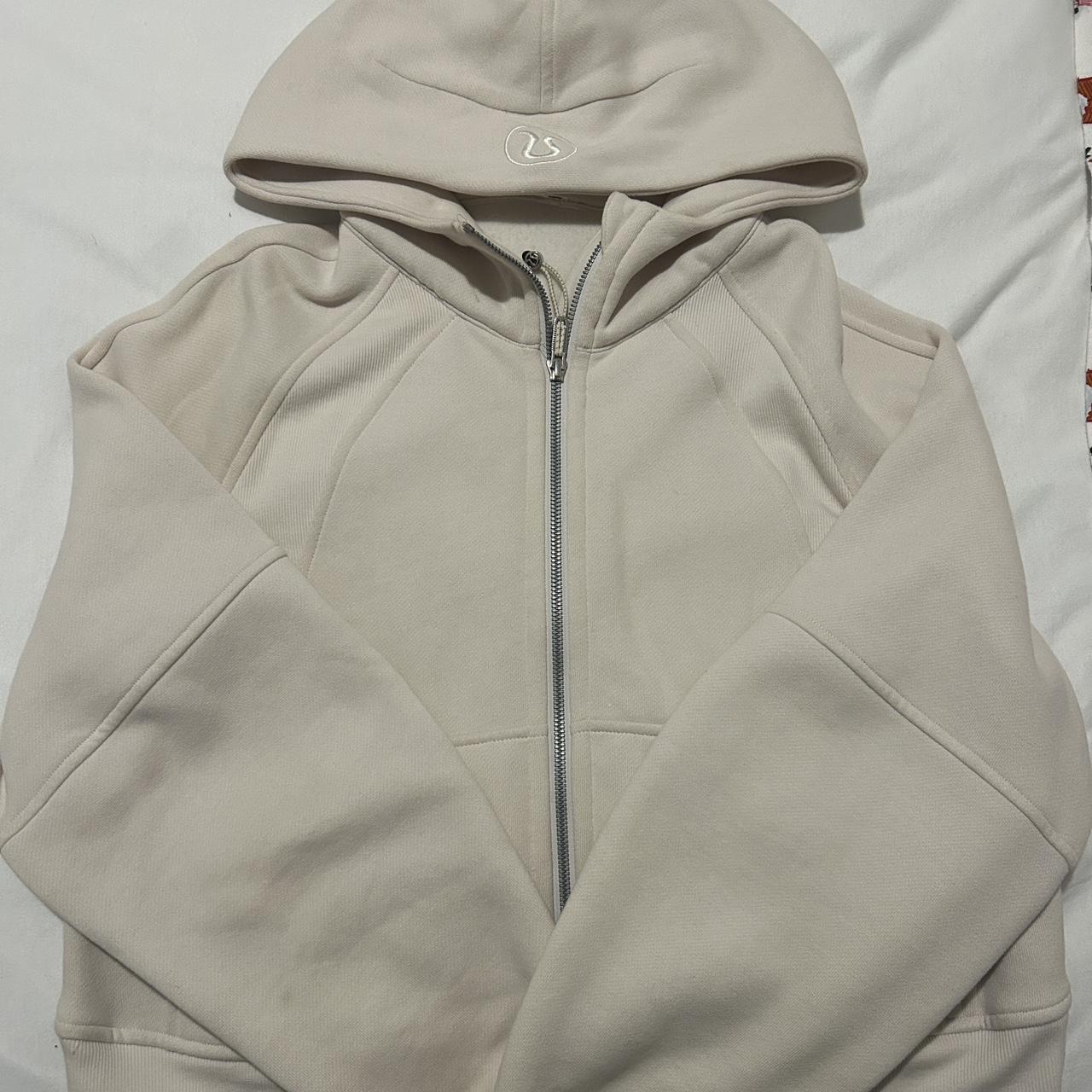 ON HOLD DO NOT BUY WHITE OPAL LULULEMON SCUBA HOODIE... Depop