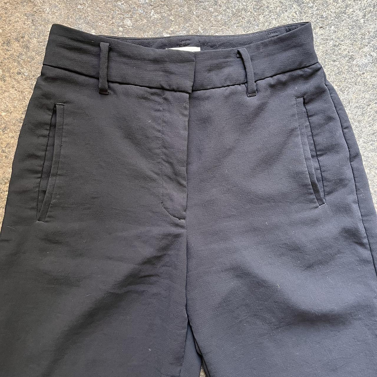 Aritzia Wilfred black cropped slacks. Worn to work... - Depop