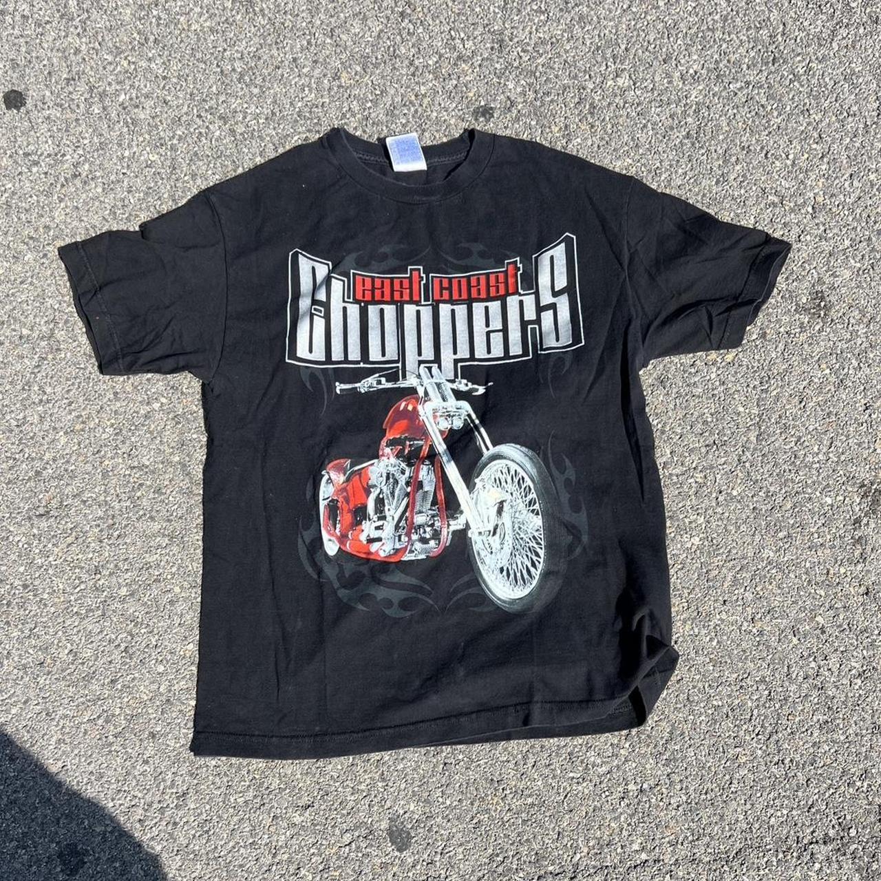 Vintage 00s East Coast Choppers T Shirt Used... - Depop