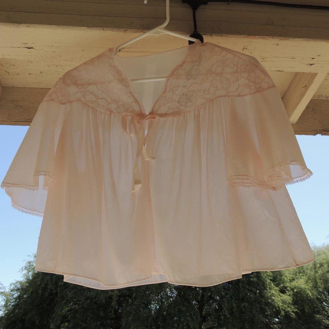 Vintage Pink Lace Bodysuit, Women's Fashion, Tops, Other Tops on