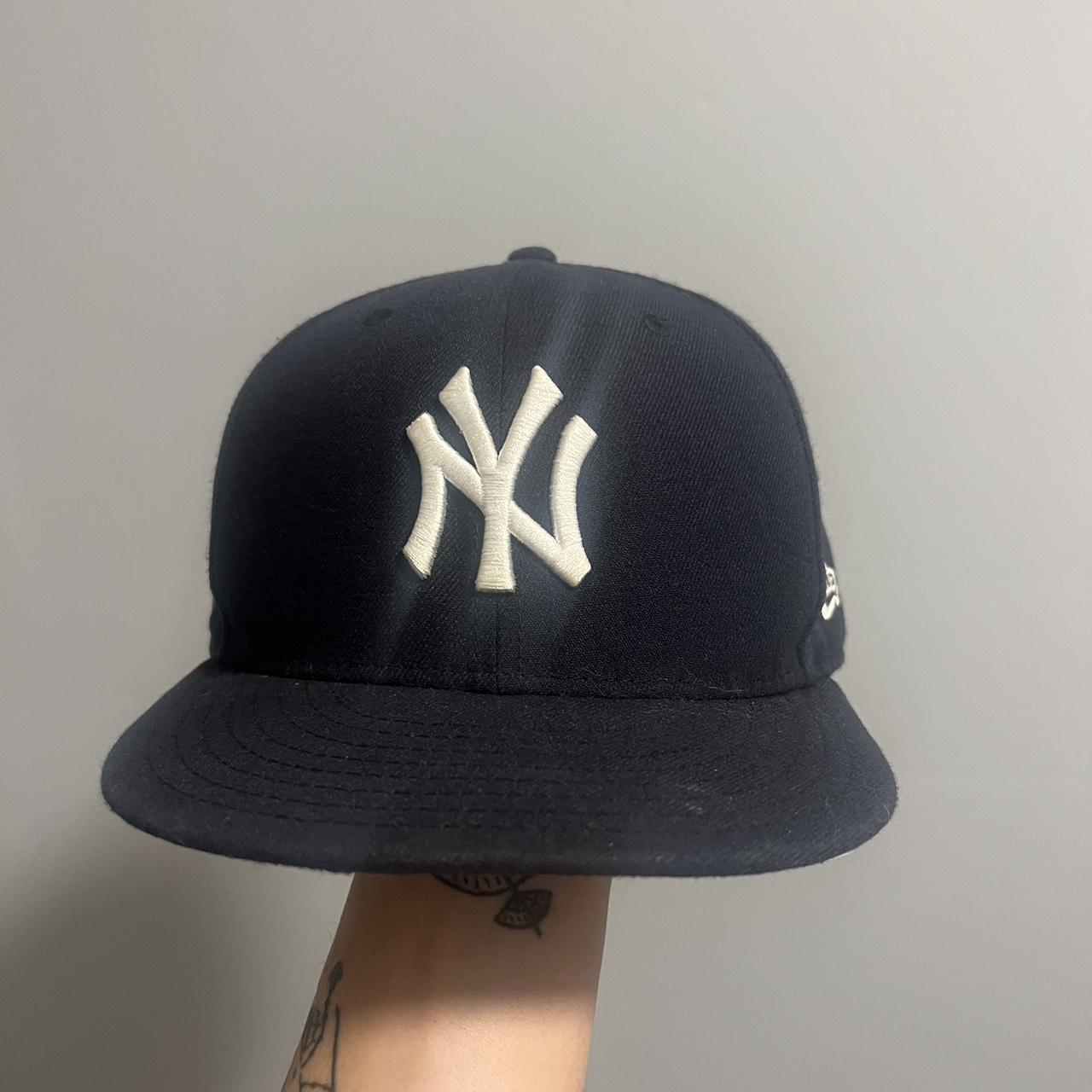 New Era Men's Navy Hat | Depop