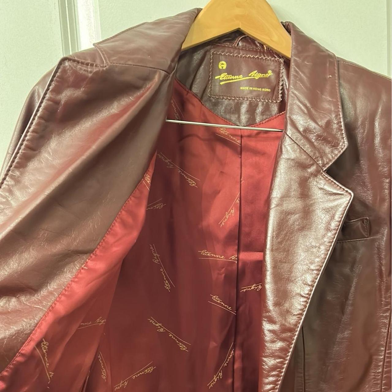 Vintage tienne Aigner Leather jacket. In great Depop