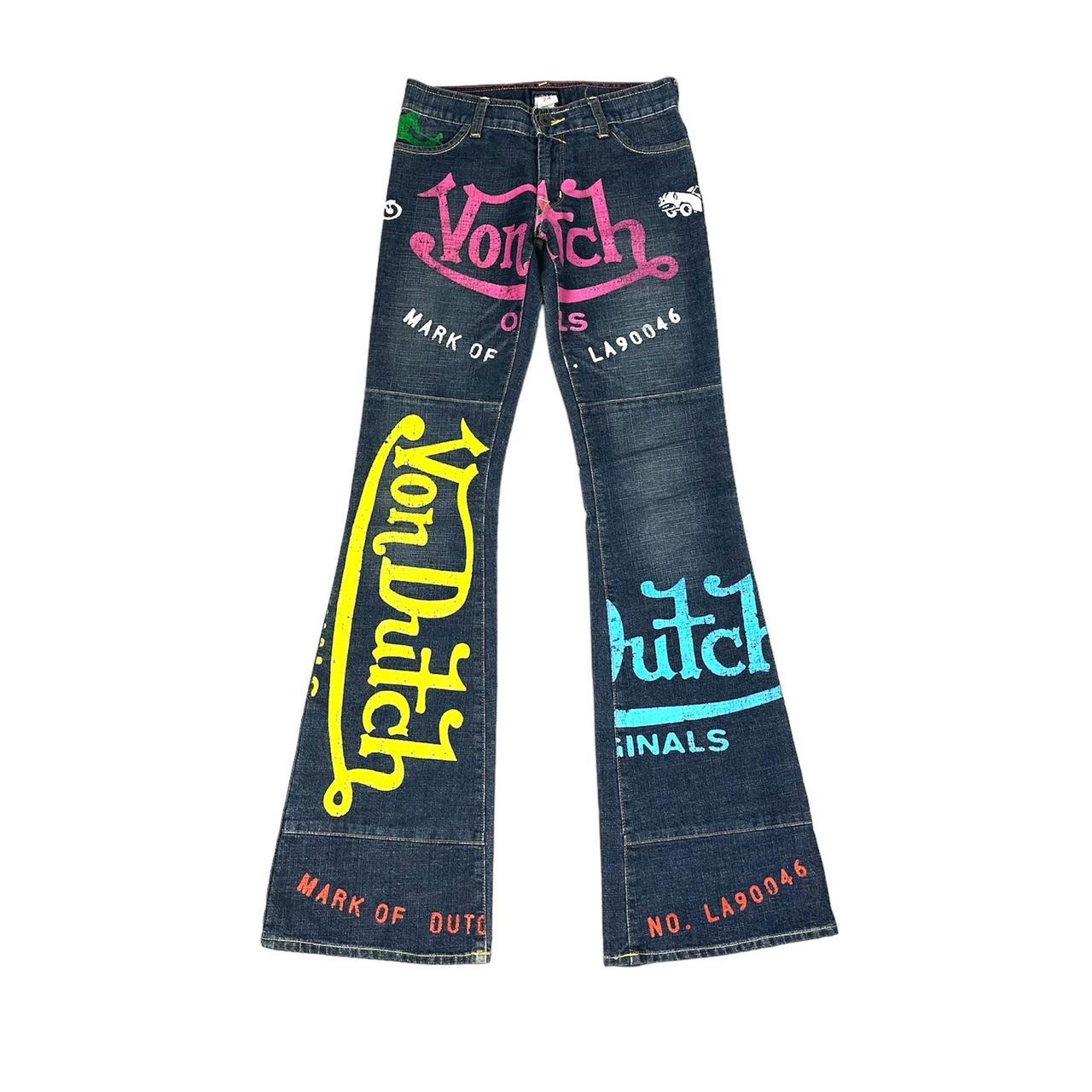 The iconic Von Dutch printed jeans Incredible... - Depop