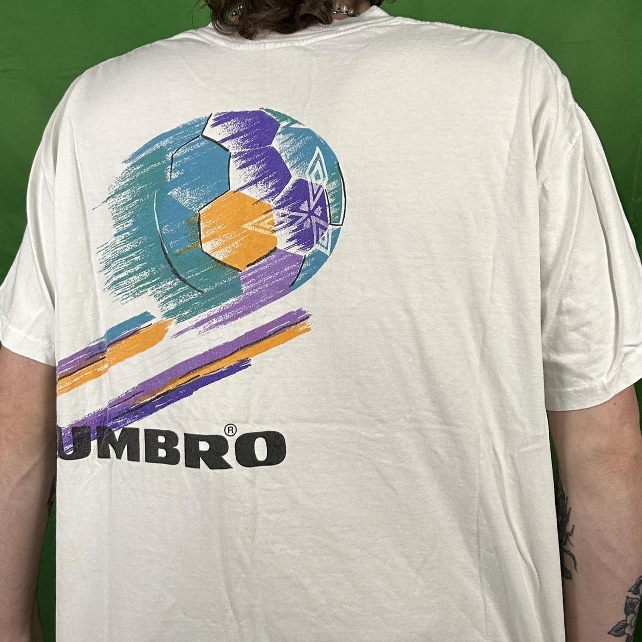 umbro yellow t shirt