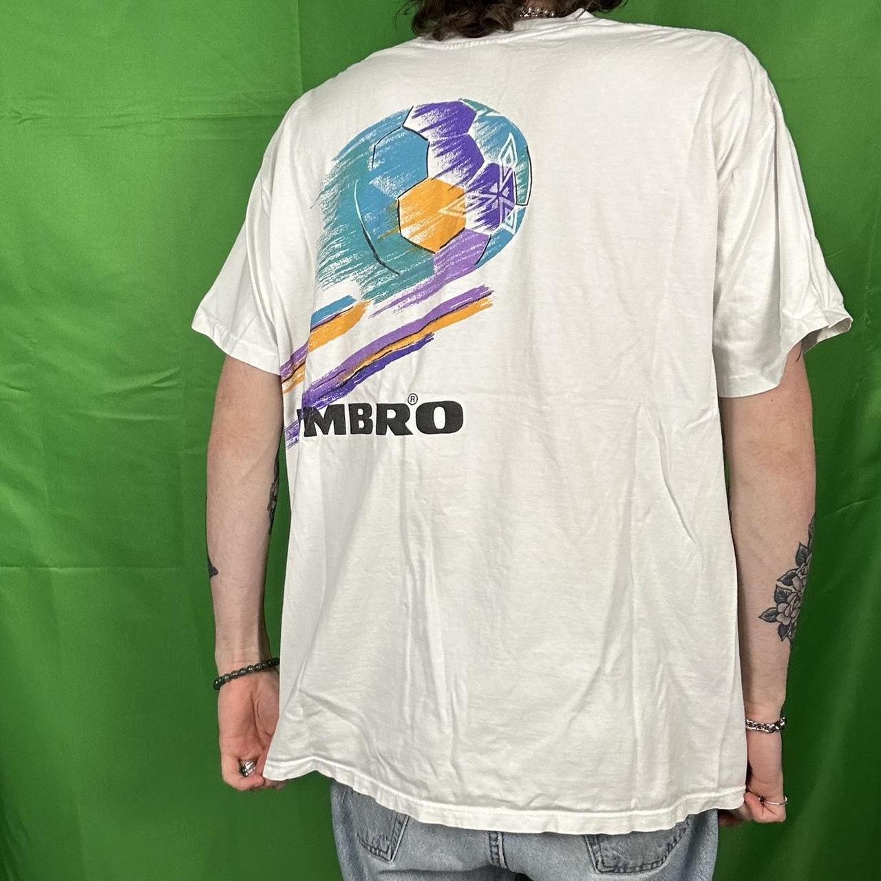 umbro yellow t shirt