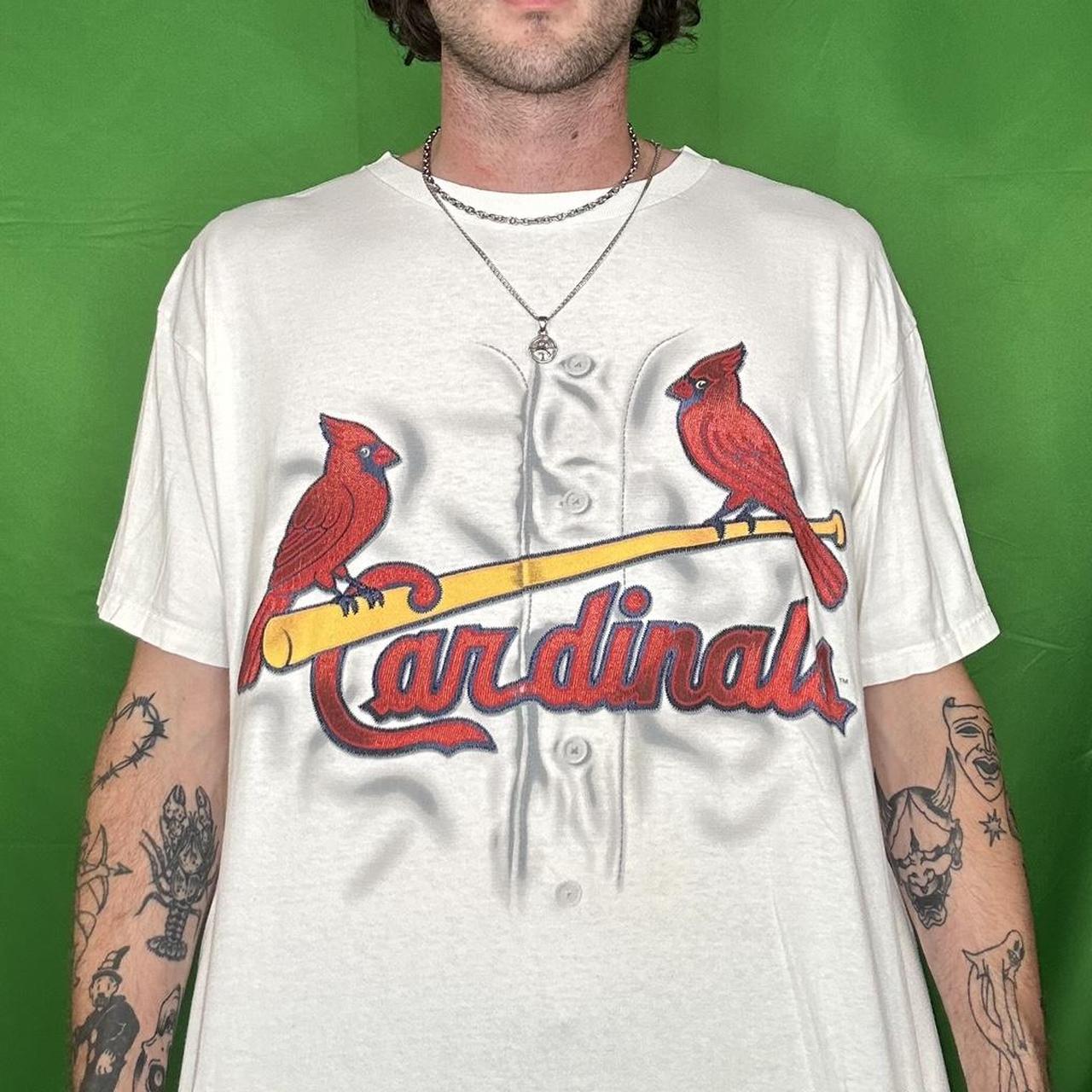 Vintage MLB St. Louis Cardinals Baseball Tee Shirt - Depop