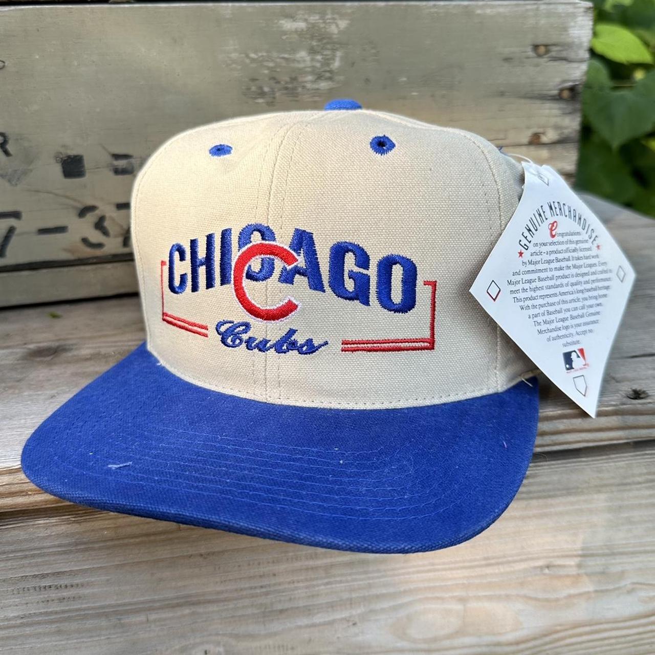 Vintage Chicago Cubs TShirt XL MLB Baseball Blue - Depop