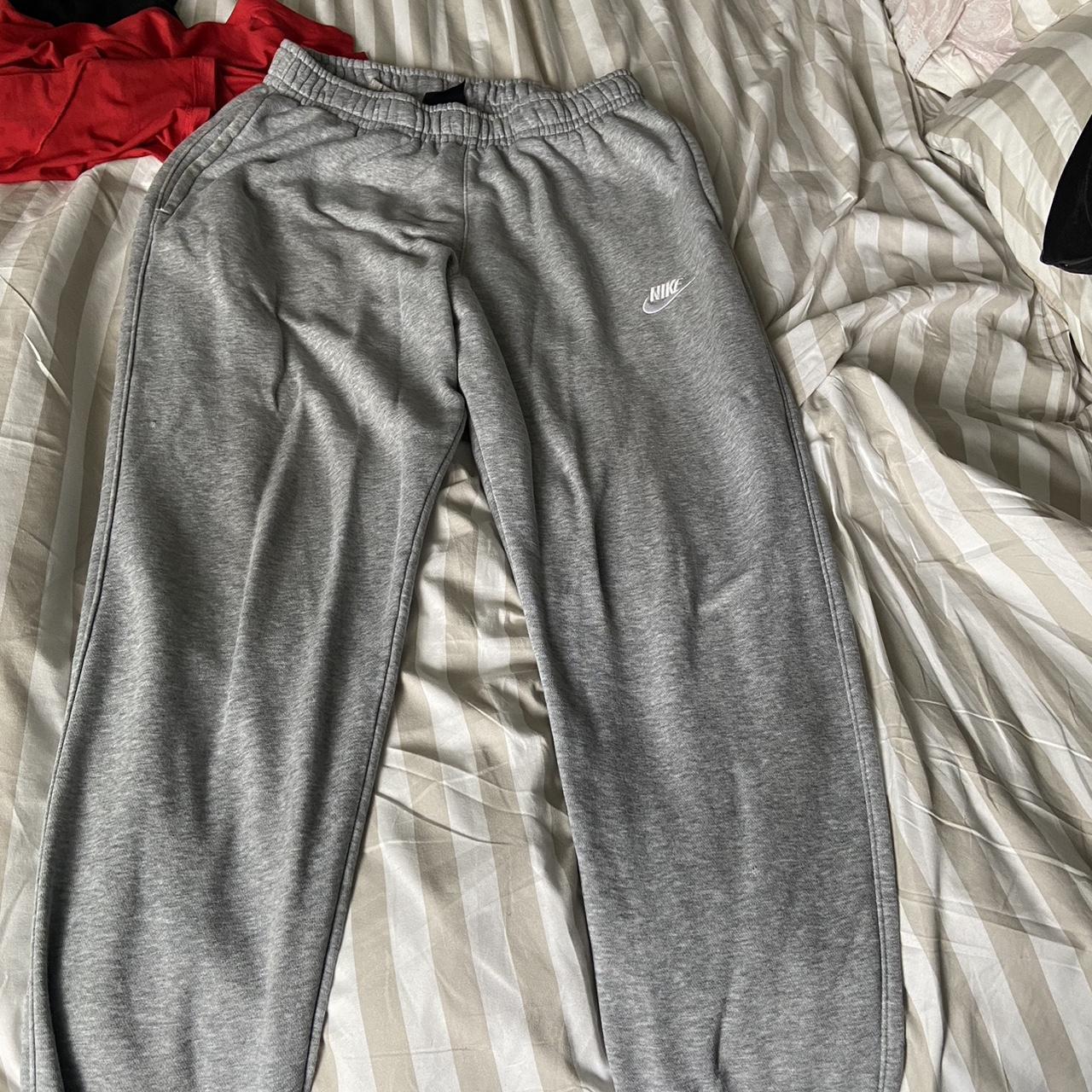 Nike grey joggers Size S Good condition - Depop