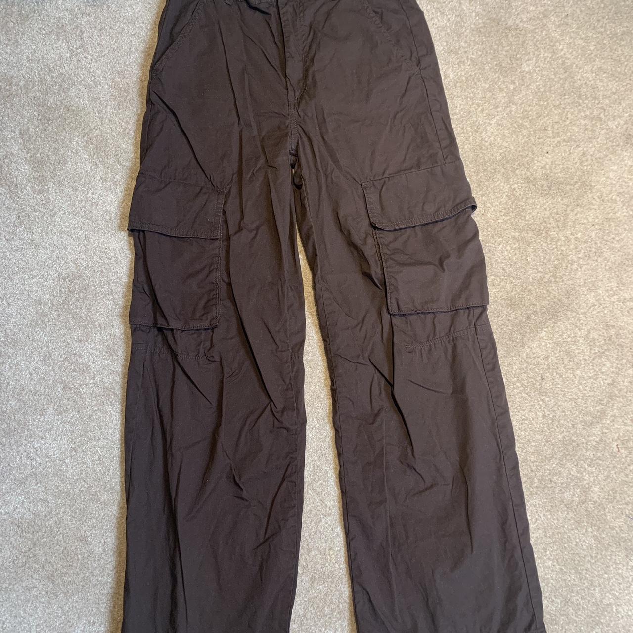 TALL pink cargo trousers size 10, perfect for a - Depop