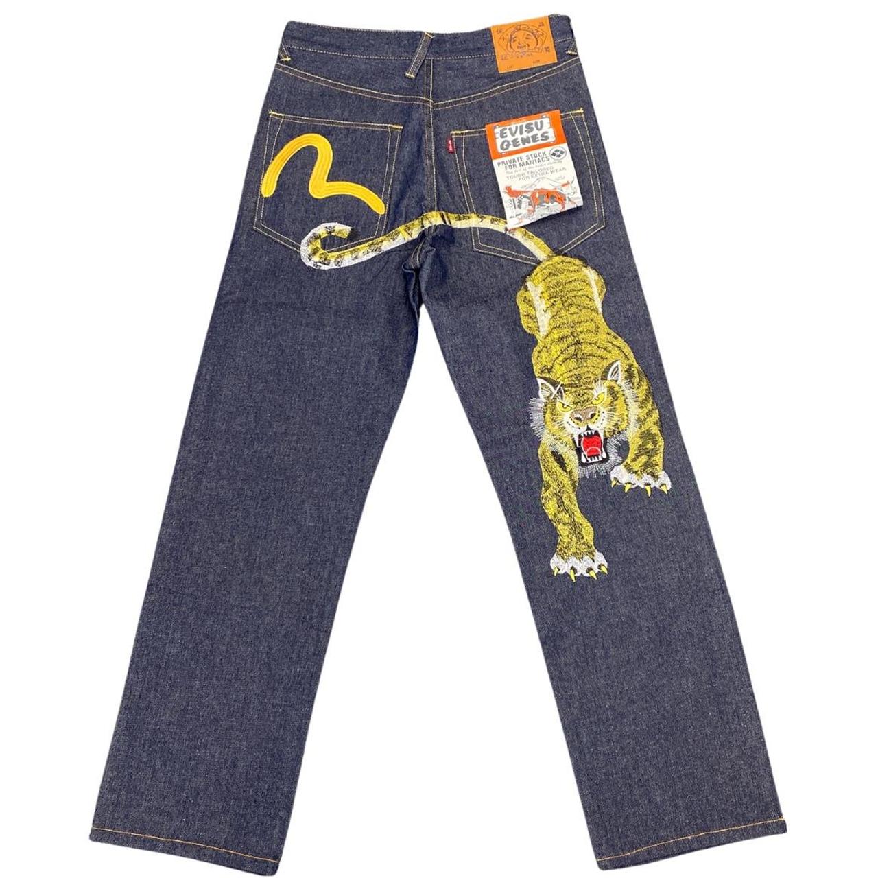 Evisu Genes Tough tailored private stock jeans Size... - Depop