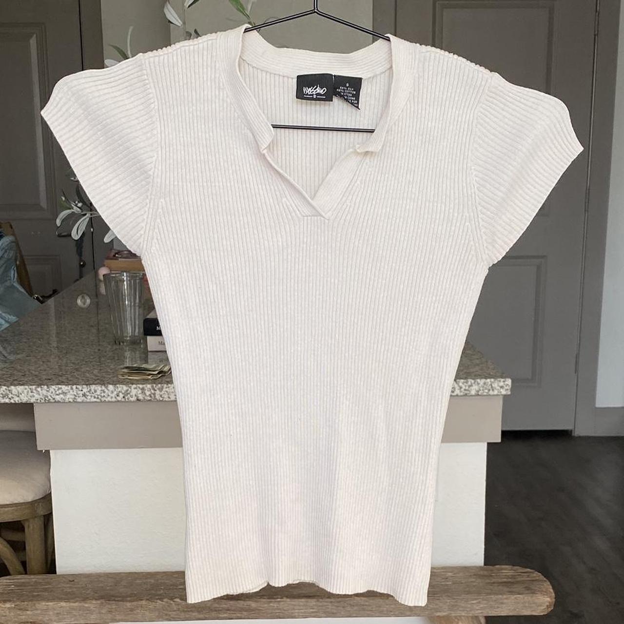 Massimo Alba Women's Cream and White Shirt