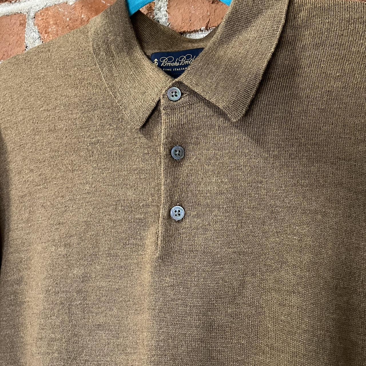 Brooks Brothers Fine Italian Merino Wool sweater... - Depop