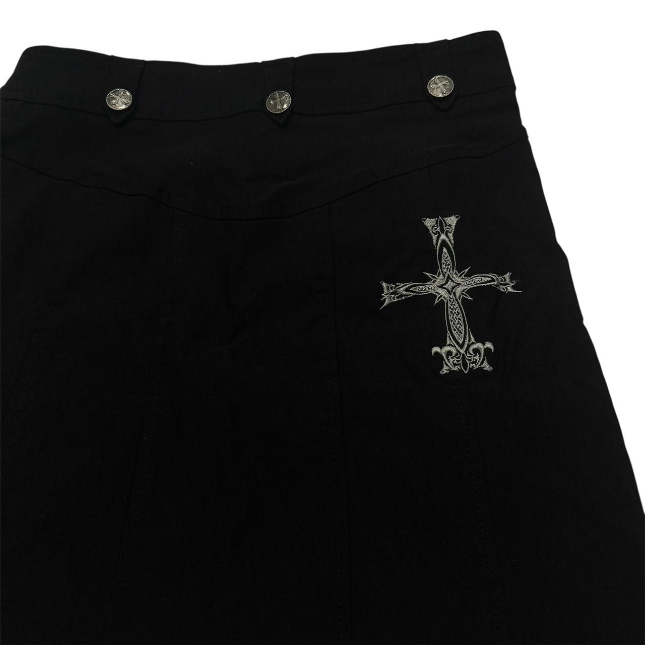Japanese brand Ozz On Hikozoh gothic lace up skirt | Depop