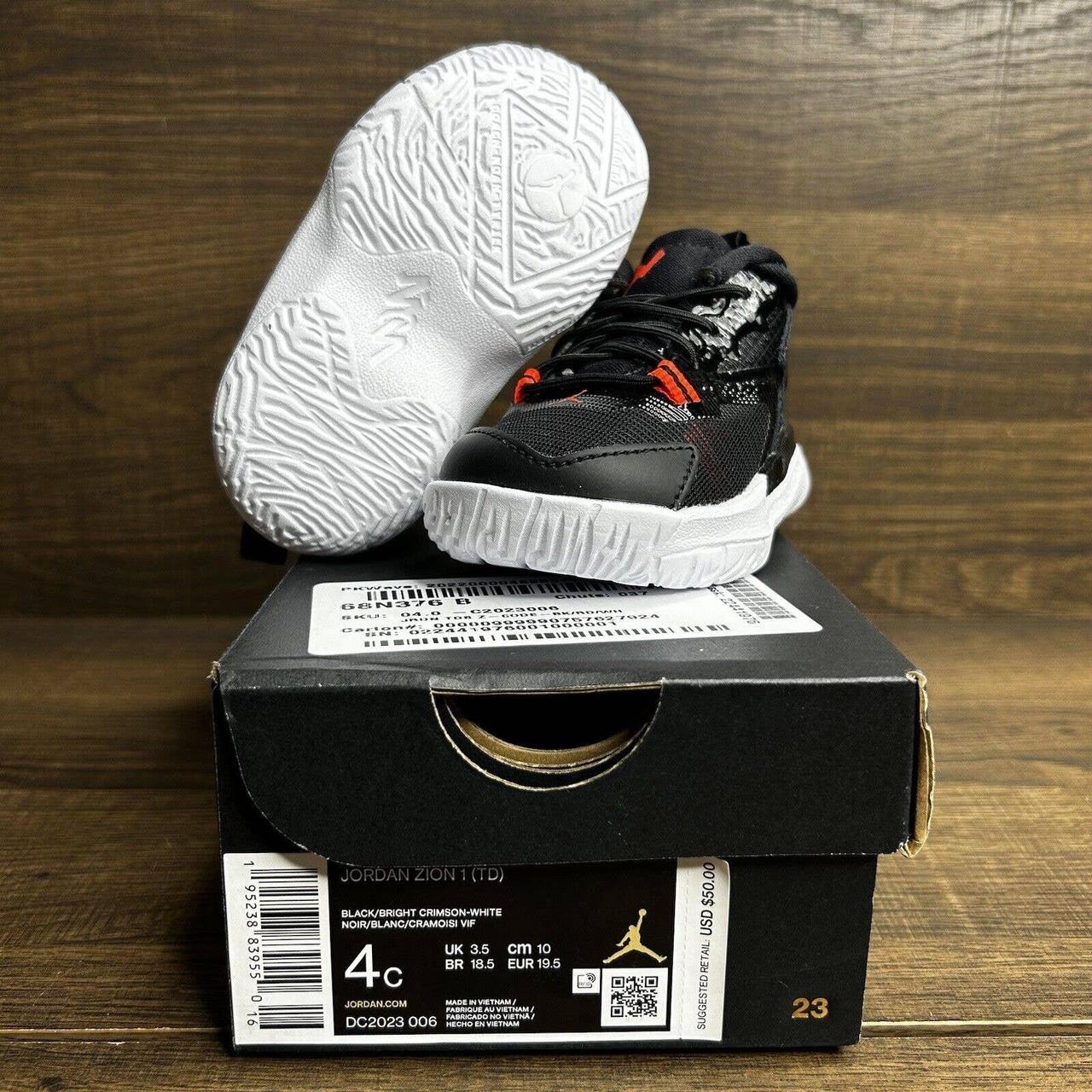 Nike Jordan Zion 1 Toddler Boys Size 4C Black... Depop