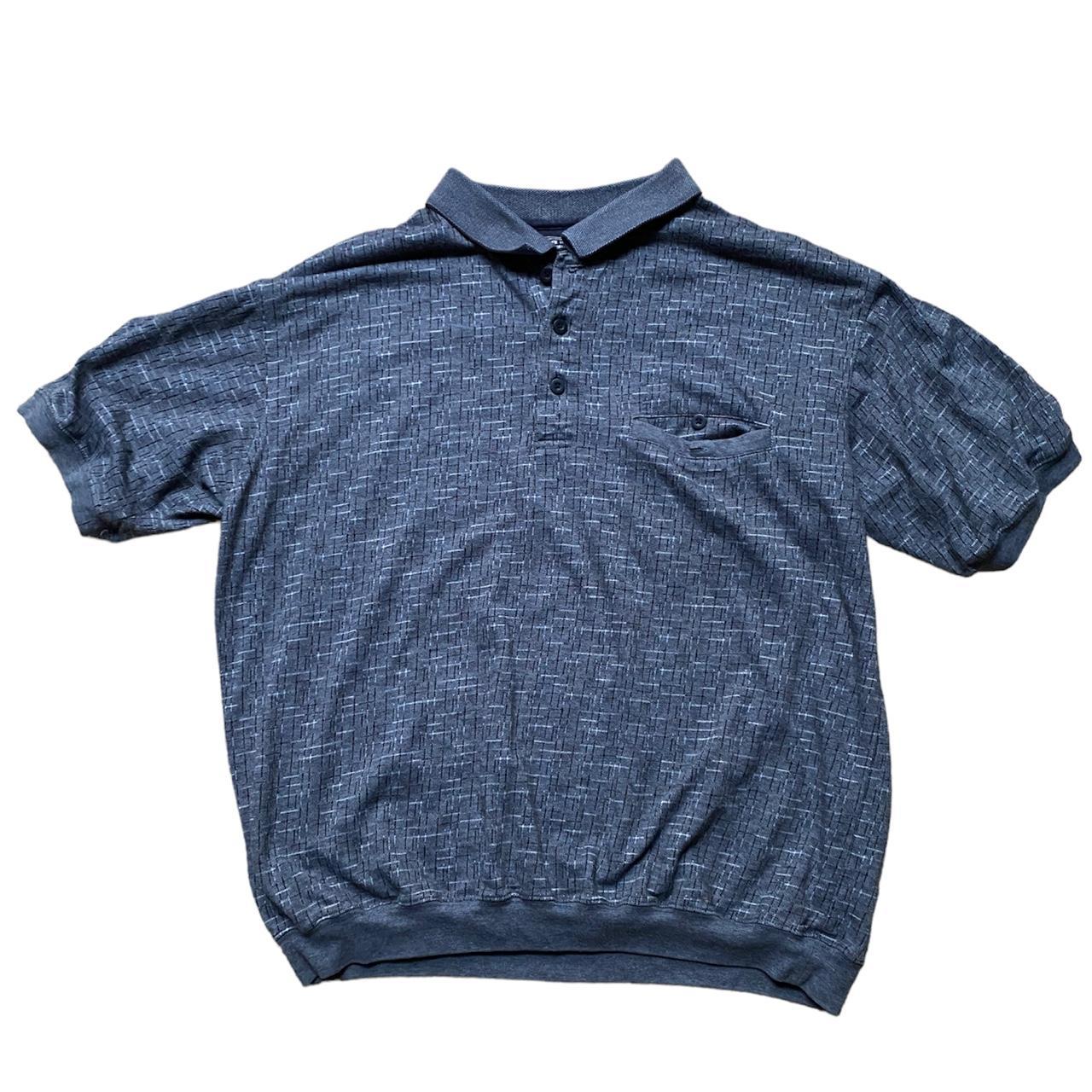 Vintage Men's Polo Shirt - Blue - XL