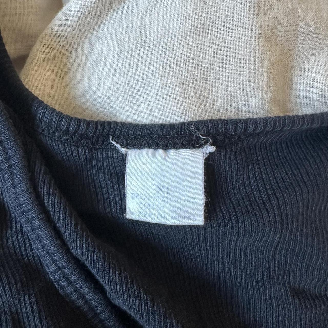 Women's Tank top - Black - M – Retro Y2K black ri… - image 4