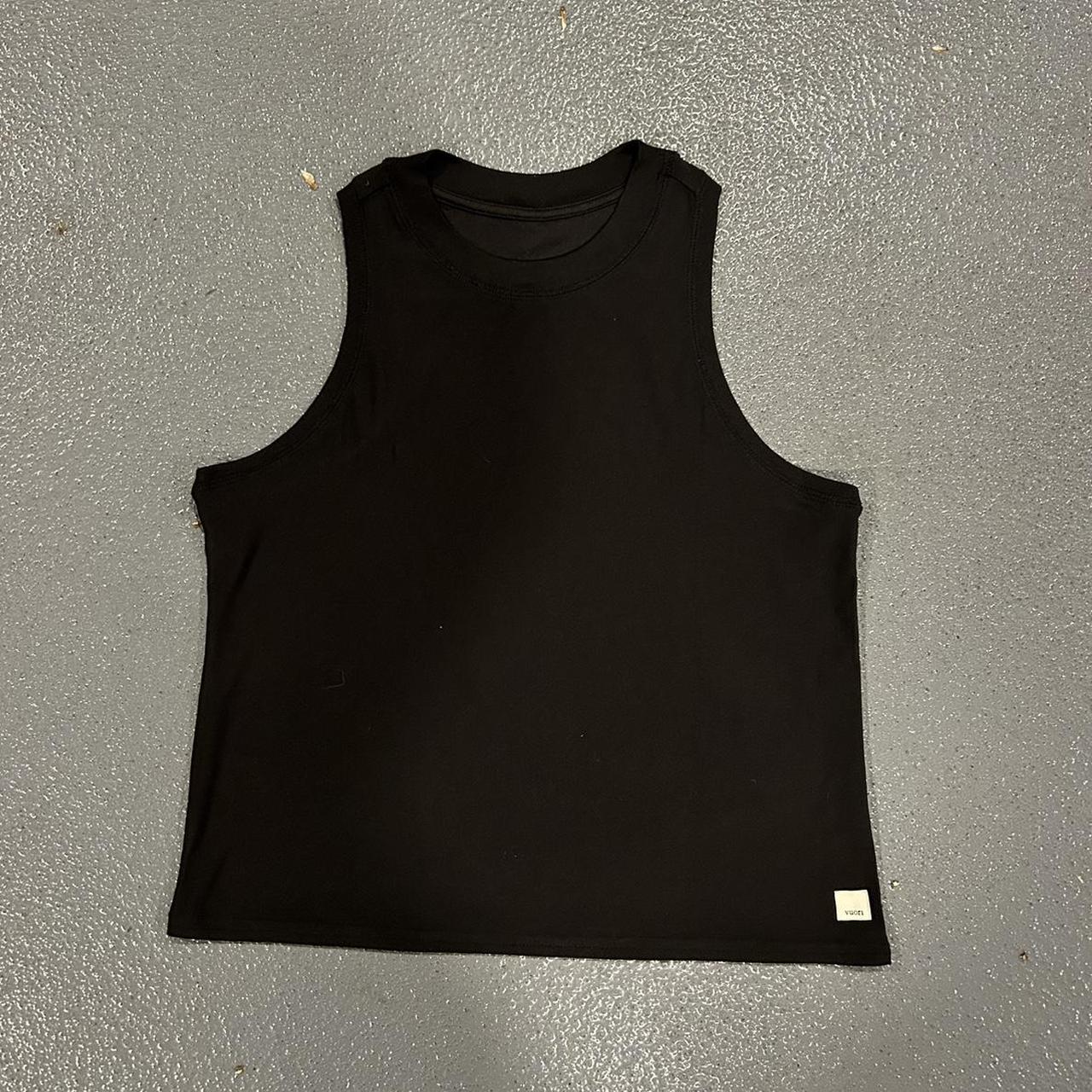 Vuori Black Tank - super comfy - great condition -... - Depop