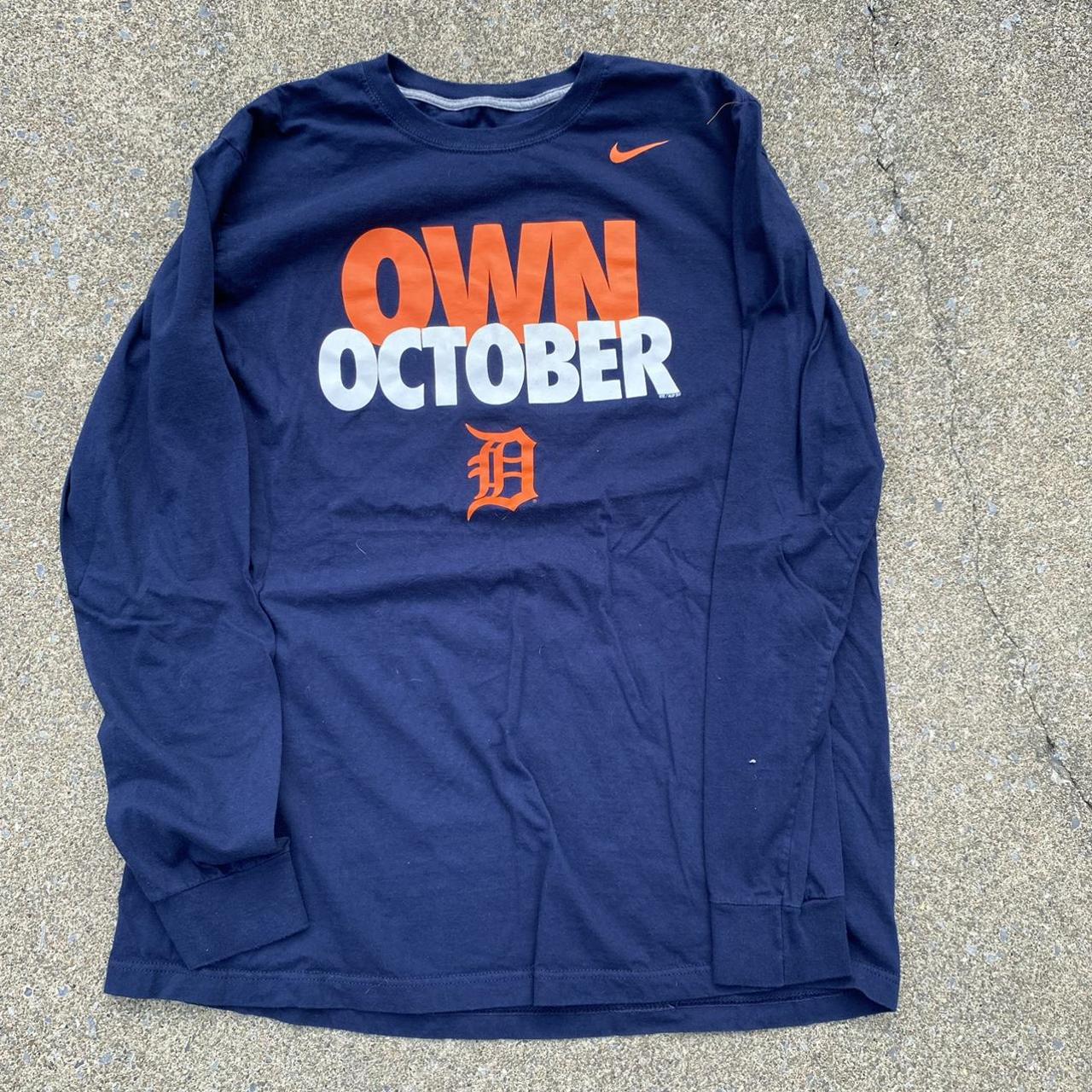 Nike Detroit Tigers “Own October” Playoff Long - Depop