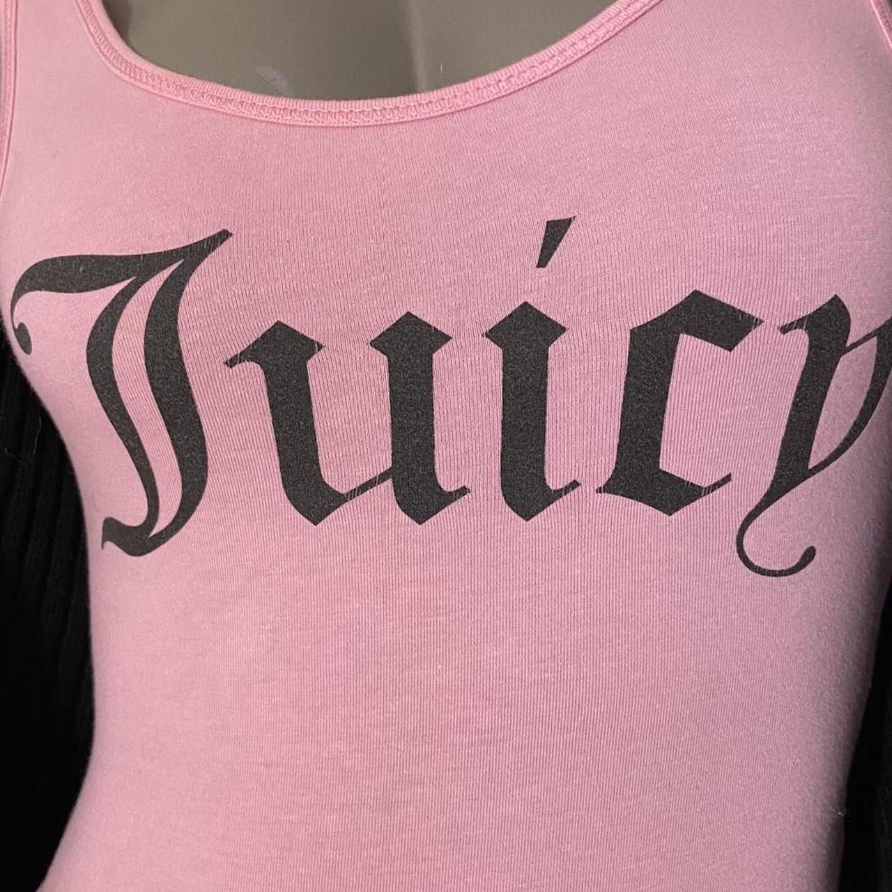 Juicy Couture pink body suit -authentic juicy... - Depop