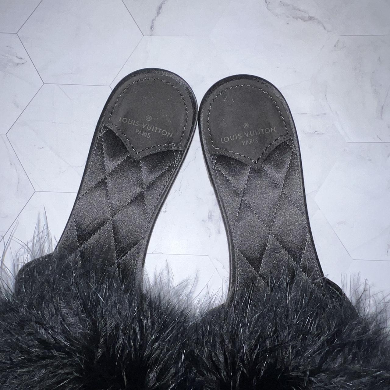 Louis Vuitton Lv Marilyn Flat Mules in Black