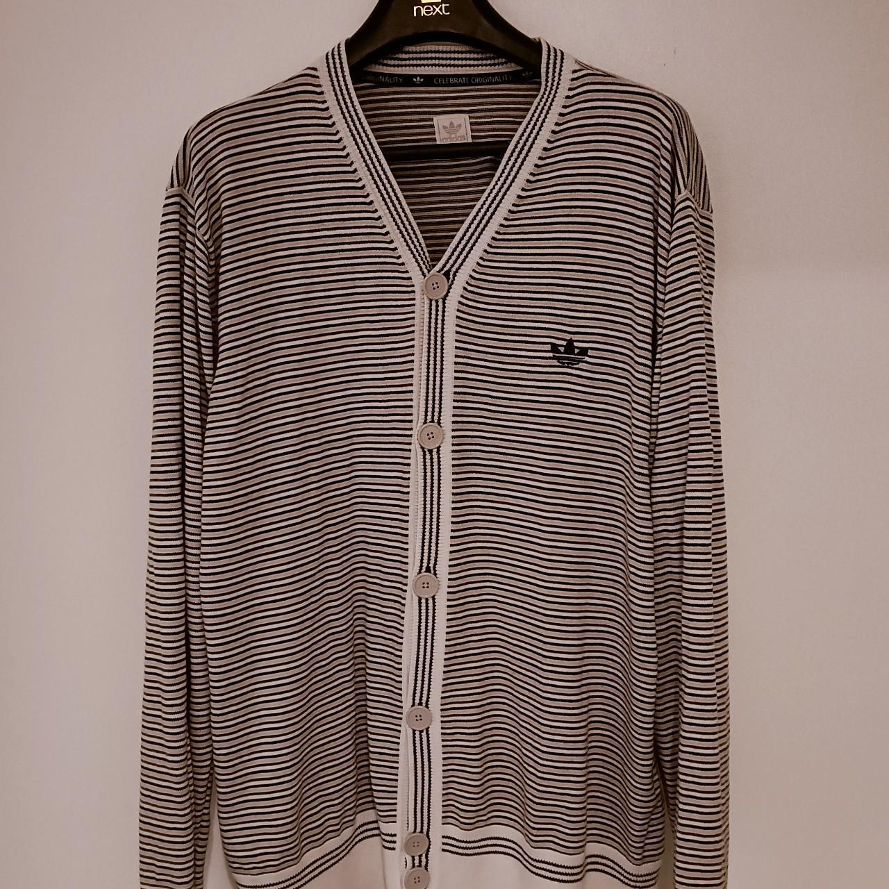 Adidas Originals Cardigan Button Up Jumper Mens XL... - Depop