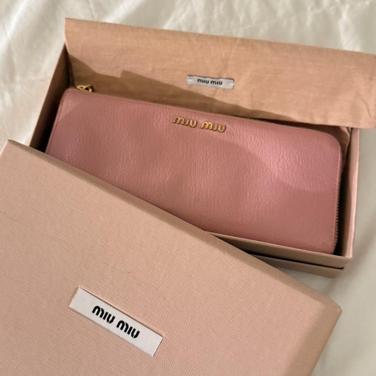 Miu Miu Women's Wallets - Pink – Miu Miu Wallet c… - image 1