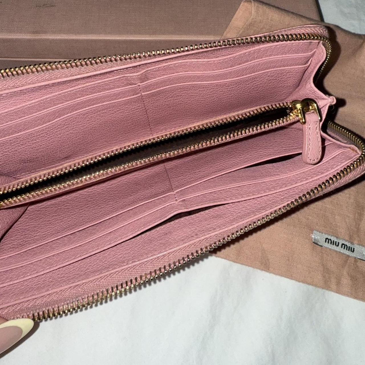 Miu Miu Women's Wallets - Pink – Miu Miu Wallet c… - image 3