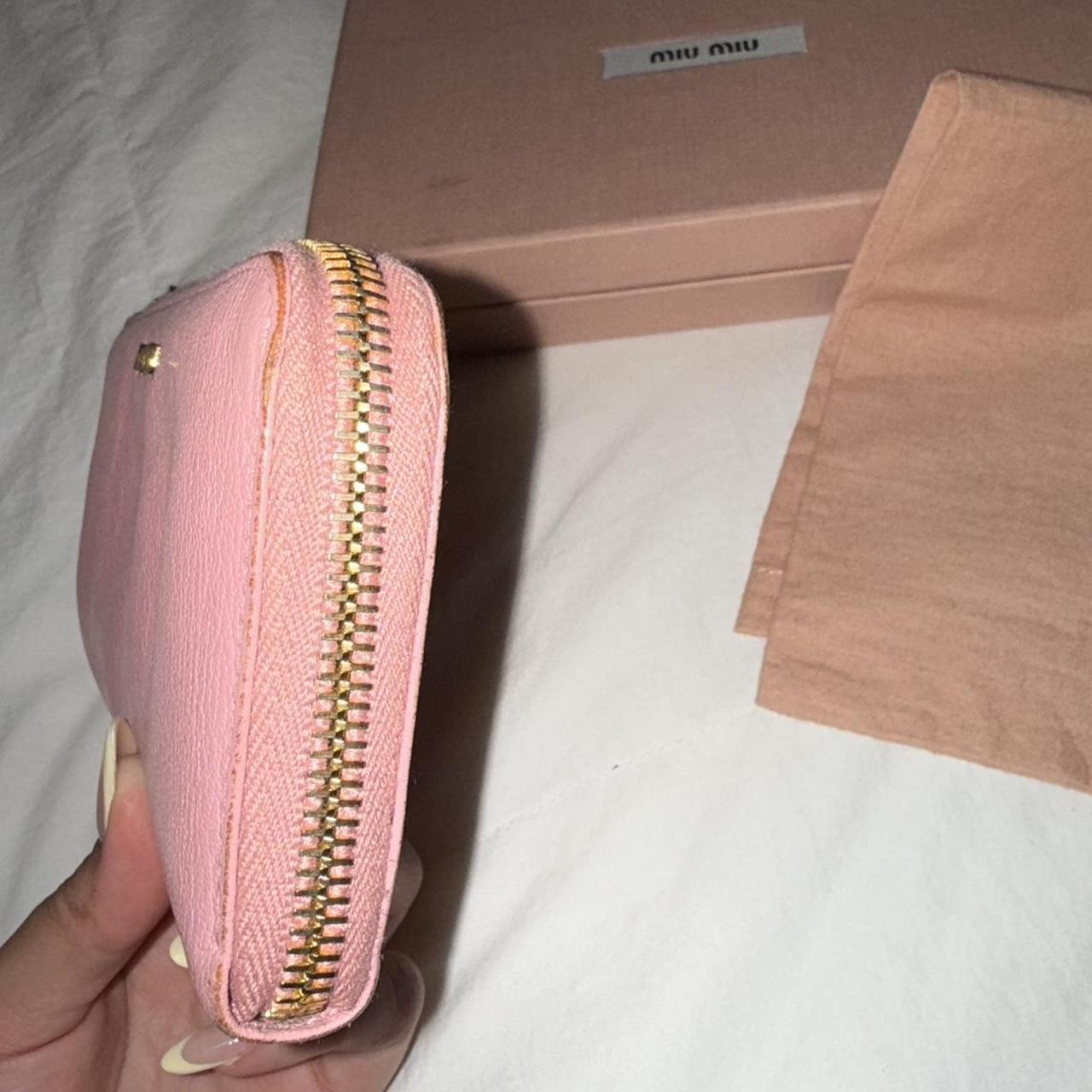 Miu Miu Women's Wallets - Pink – Miu Miu Wallet c… - image 4