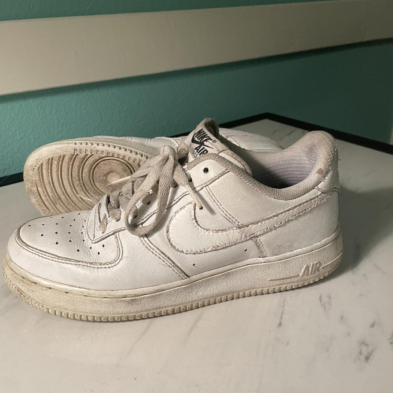 old white nike airforces - Depop