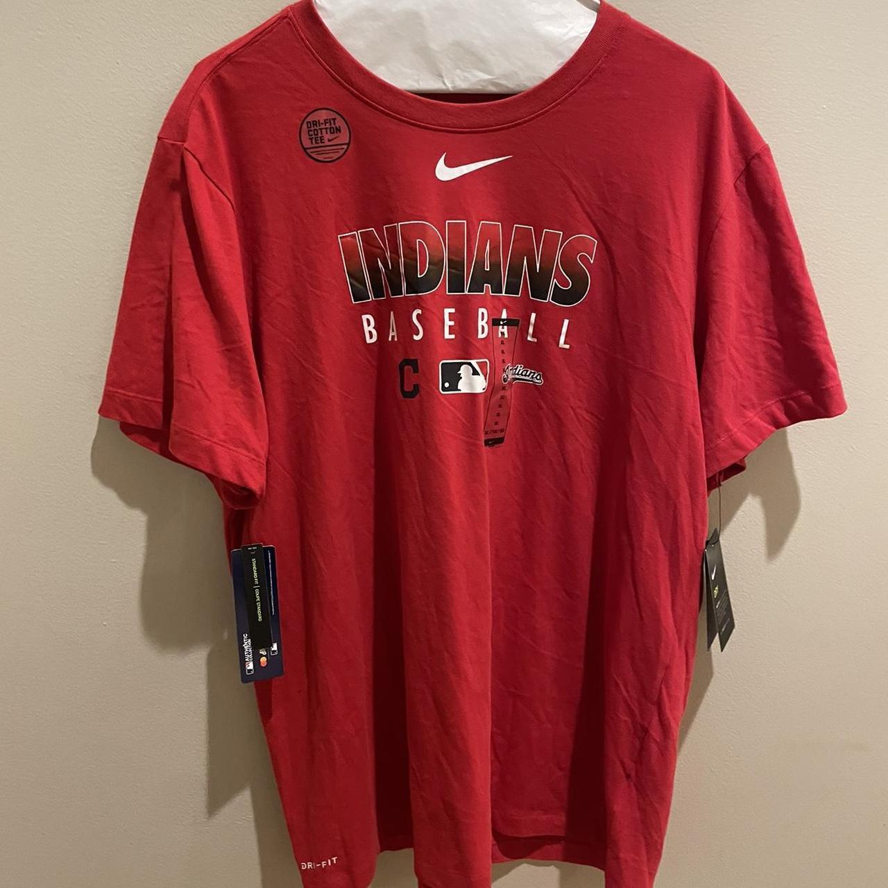 Nike Dri-Fit MLB Authentic Collection CLEVELAND - Depop