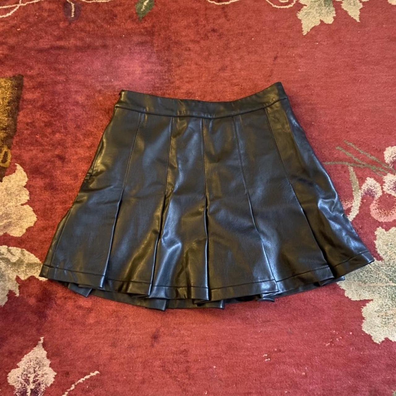 Womens Black Skirt Depop