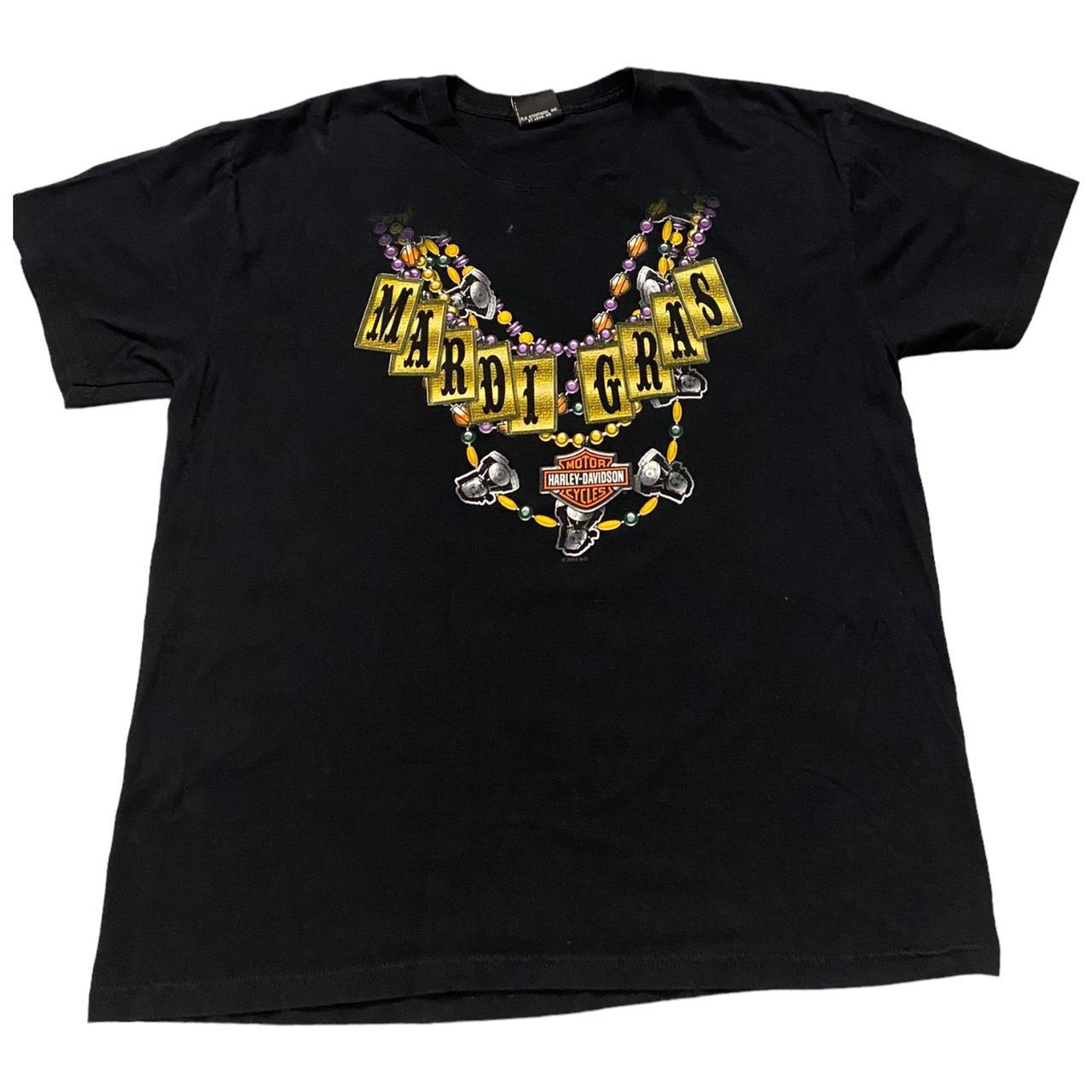 harley davidson mardi gras shirt