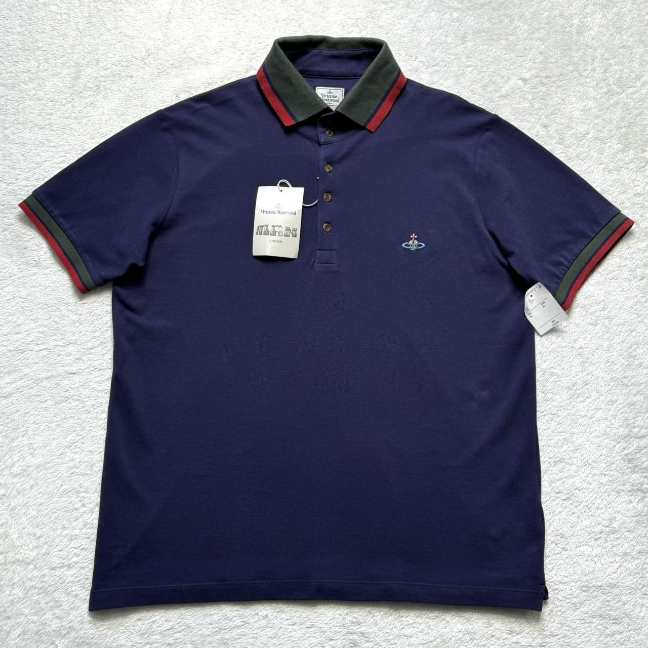 vivienne westwood navy polo shirt