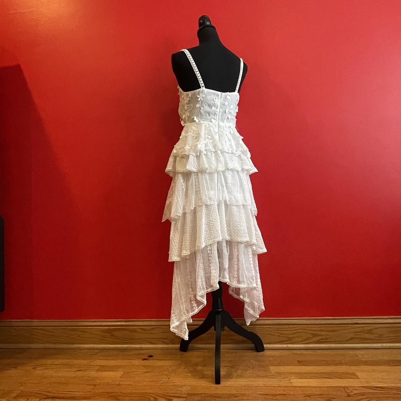 Women's White Dress Depop
