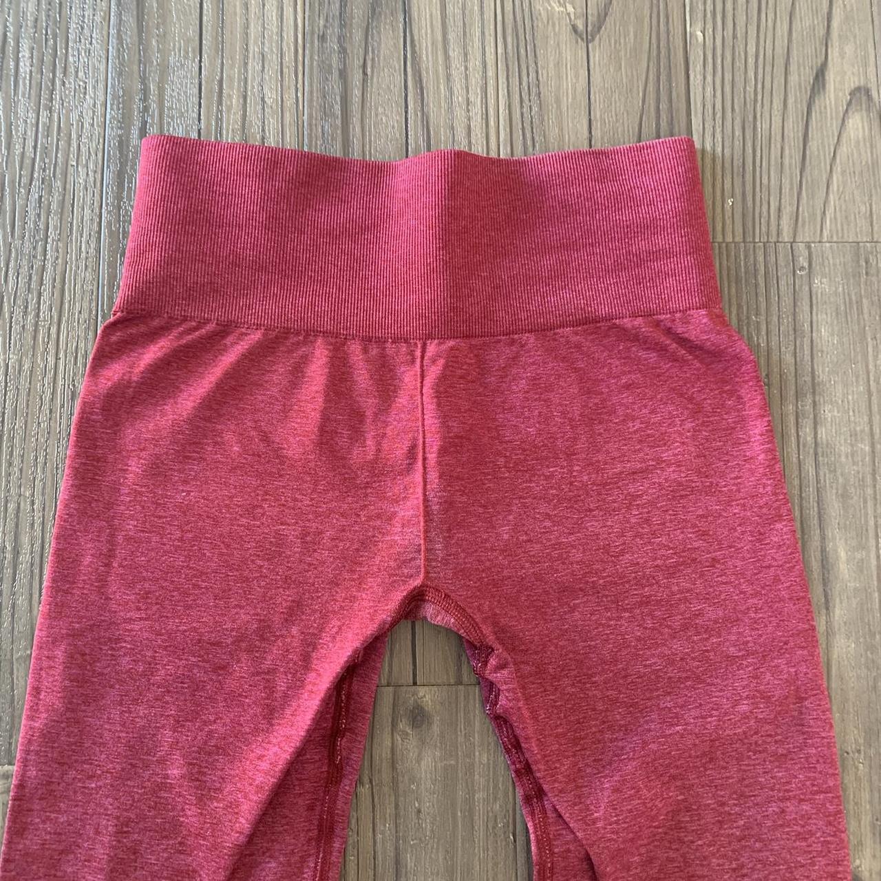 🌸 Gymshark ombre leggings in red 🌸 Gymshark ombre - Depop