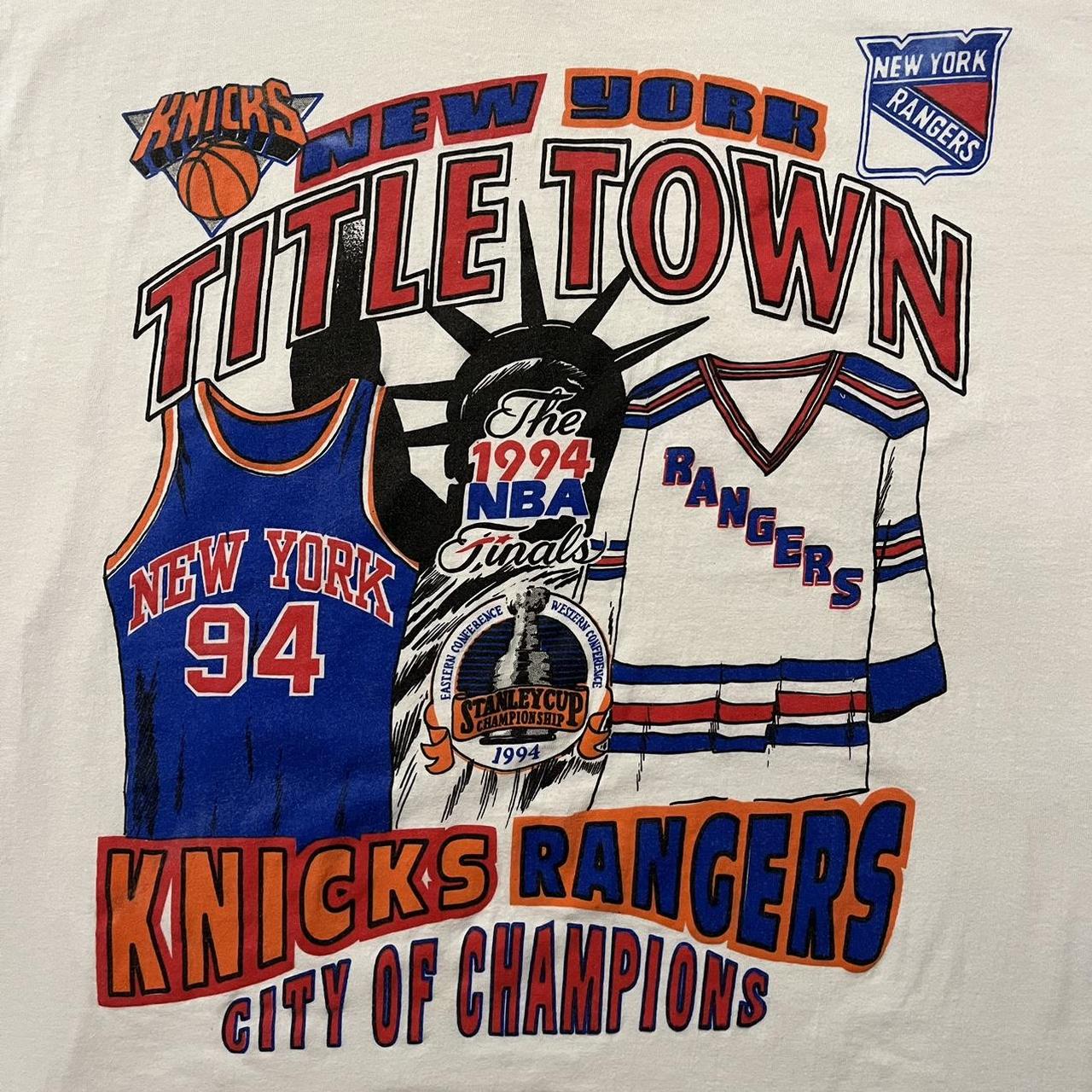 Vintage 90s New York Knicks 1994 Eastern Conference Champions 